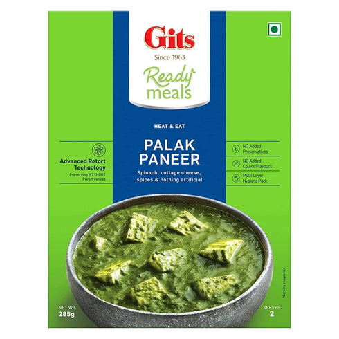 Gits Ready Meals Heat andEat Palak Paneer