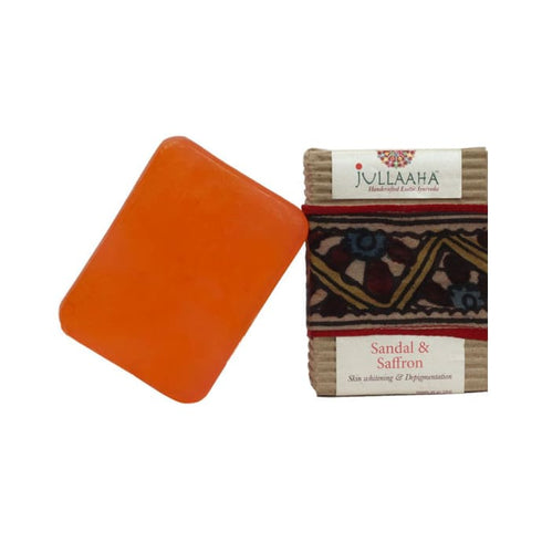 Jullaaha Sandal Saffron Bathing Bar 100g Soap