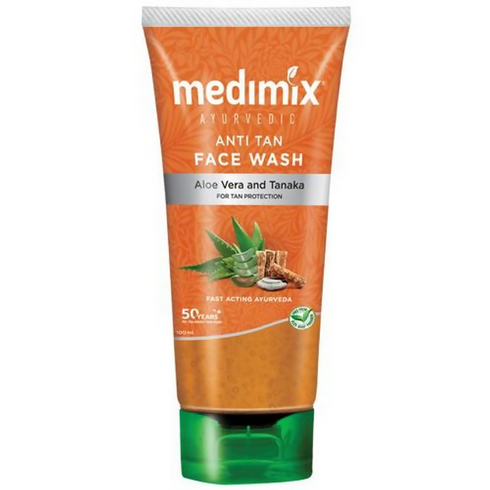 Medimix Ayurvedic Anti Tan Face Wash with Aloe Vera And Tanaka