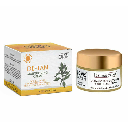 Love Earth DeTan Moisturizing Cream with Aloe VeraSandalwood for Pigmentation