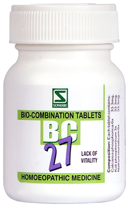 Dr Willmar Schwabe India Bio Combination 27 (BC 27) Tablet