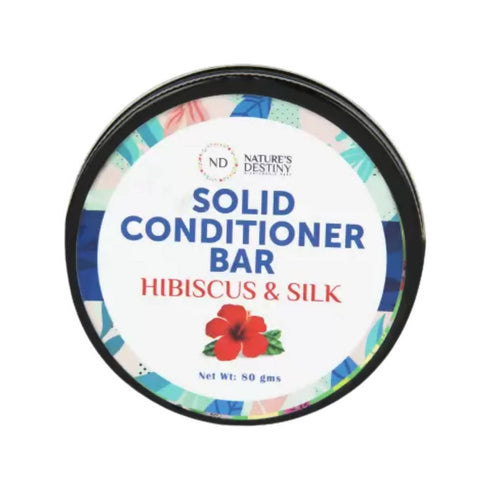Nature's Destiny Hibiscus and Silk Solid Conditioner Bar