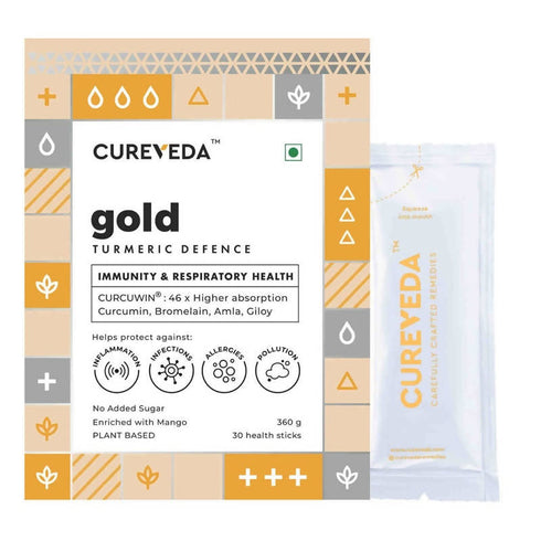 Cureveda Gold Turmeric Defence 30 sachets 360gm