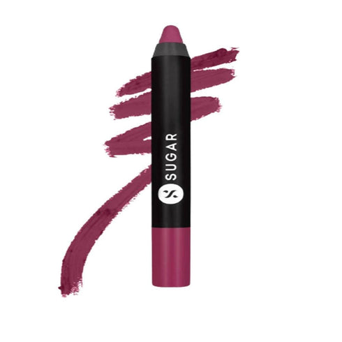 Sugar Matte As Hell Crayon Lipstick Miss Rosa | Dusky Rose