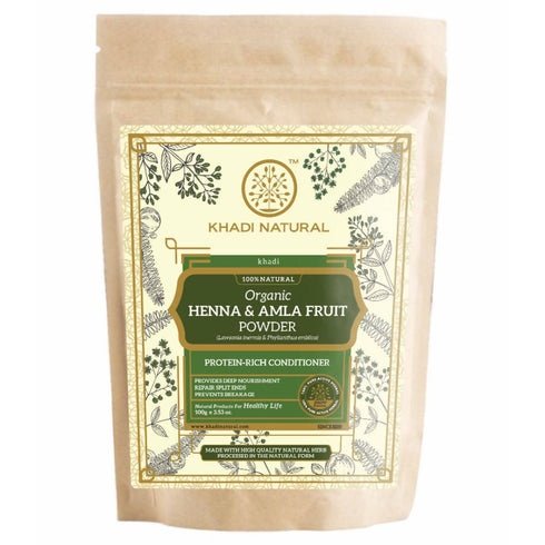 Khadi Natural Organic Henna & Amla Fruit Powder 100g