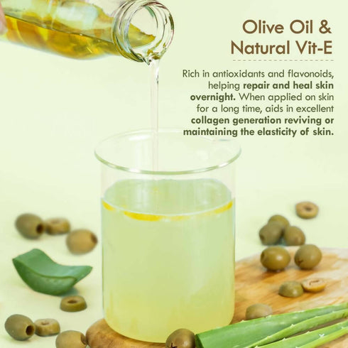 Nat Habit Active Olive Vit | E Night Face Gel