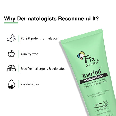Fixderma Skincare Kairfoll Bond Repair Shampoo