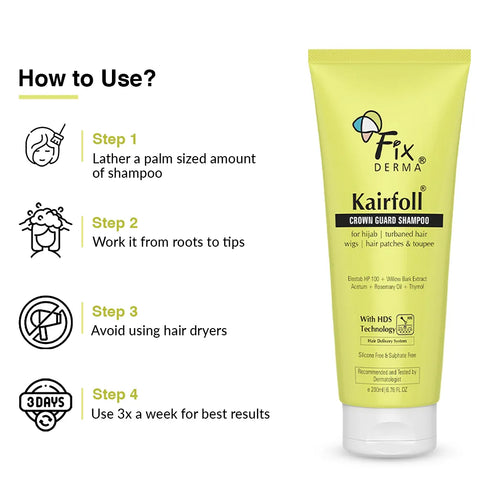 Fixderma Skincare Kairfoll Crown Guard Shampoo