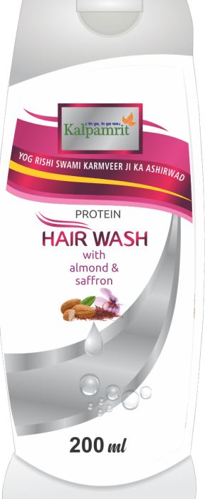 Kalpamrit Protein Hair Wash bottle of 200 ml Shampoo