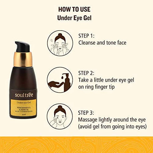 Soultree Under-Eye Gel Pomegranate and Almond Oil