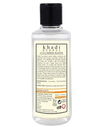 Khadi Herbal Cucumber Water Face Cleanser 210 ml