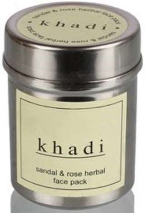 Khadi Herbal Sandal & Rose Face Pack,jar of 50 gm Face Pack