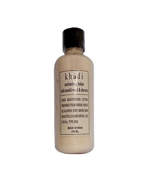 Khadi Herbal Sandalwood & Aloevera Moisturising Lotion 210 ml