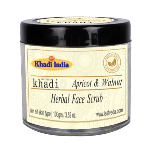 Vagad's Khadi Leafveda Apricot & Walnut Herbal Face Scrub
