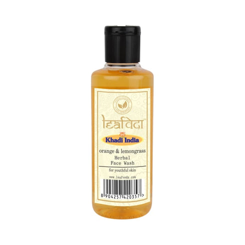 Vagad's Khadi Leafveda Herbal Orange & Lemongrass Face Wash