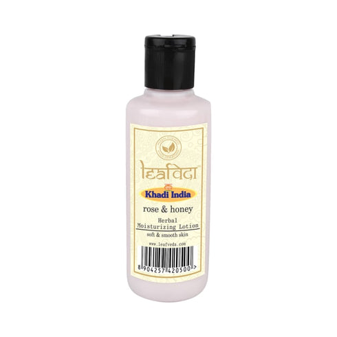Vagad's Khadi Leafveda Rose & Honey Moisturizing Herbal Lotion