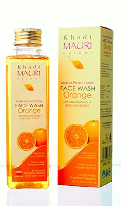 Khadi Mauri Herbal Orange Face Wash 210 ml