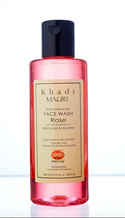 Khadi Mauri Herbal Rose Face Wash 210 ml