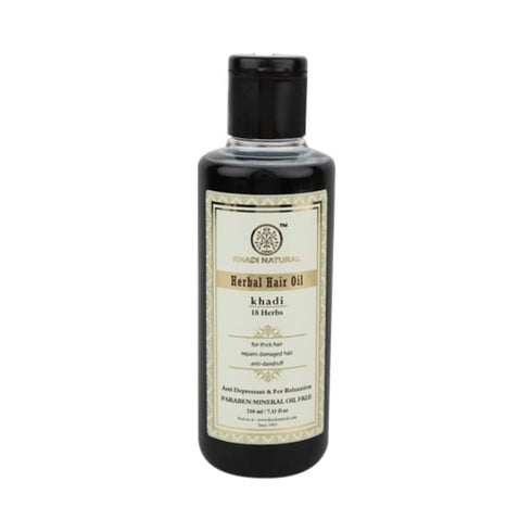 Khadi Naturals Ayurvedic 18 Herbs Hair Oil Paraben /Mineral Oil Free