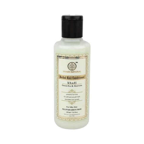 Khadi Naturals Ayurvedic Green Tea & Aleovera Hair Conditioner 210ml