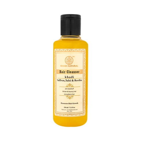 Khadi Naturals Ayurvedic Saffron, Tulsi & Reetha Hair Cleanser