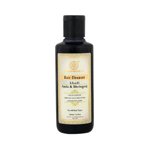 Khadi Naturals Herbal Amla Bhringraj Shampoo 210ml
