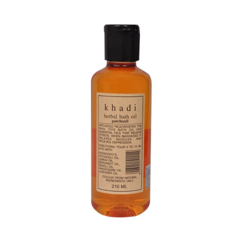 Khadi Naturals Herbal Bath Oil Patchouli 210 ml