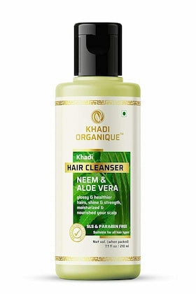 Khadi Organique Natural Shampoo Aloe Vera 210ml
