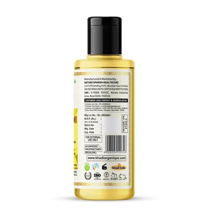 Khadi Organique Natural Shampoo Honey and Vanilla 210ml
