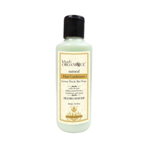 Khadi Organique Natural Hair Conditioner Green Tea and Aloevera 210ml