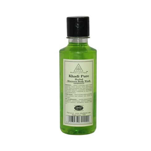 Khadi Pure Herbal Aloevera Body Wash 210 ml