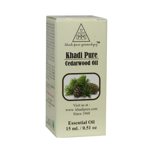 Khadi Pure Herbal Cedarwood Essential Oil 15 ml Oil