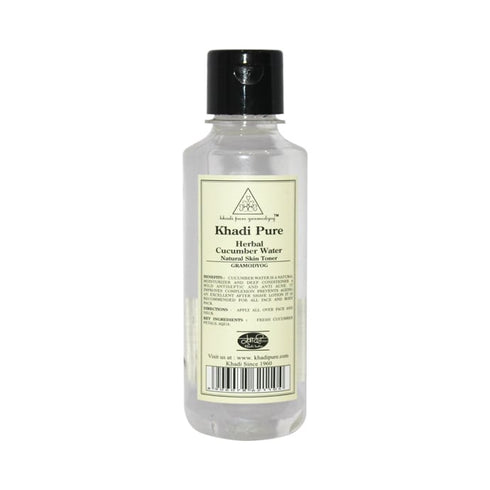 Khadi Pure Herbal Cucumber Water 210 ml Toner