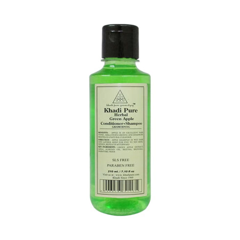 Khadi Pure Herbal Green Apple Conditioner+Shampoo SLS-Paraben Free