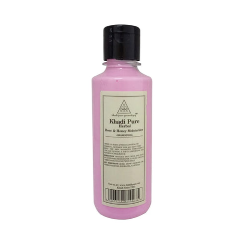 Khadi Pure Herbal Herbal Rose and Honey Moisturizer 210 ml