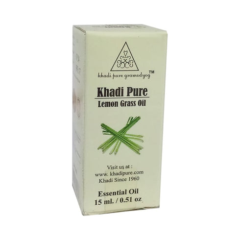 Khadi Pure Herbal Lemongrass Essential Oil 15 ml