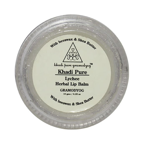 Khadi Pure Herbal Lip Balm Litchi 10g