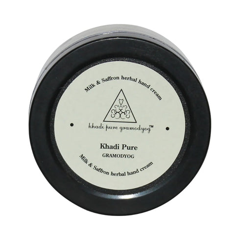 Khadi Pure Herbal Milk and Saffron Hand Cream with Sheabutter 50g