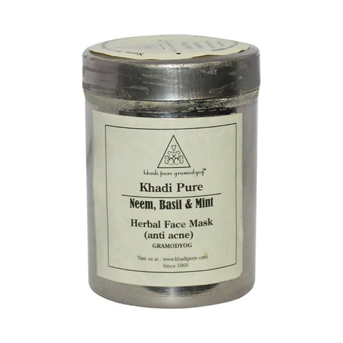 Khadi Pure Herbal Neem Basil and Mint Face Mask 50g