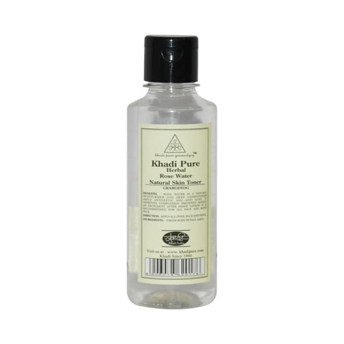 Khadi Pure Herbal Rose Water 210 ml Toner
