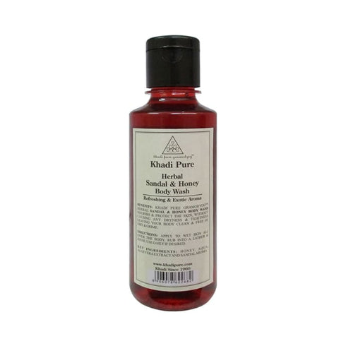 Khadi Pure Herbal Sandal and Honey Body Wash 210 ml