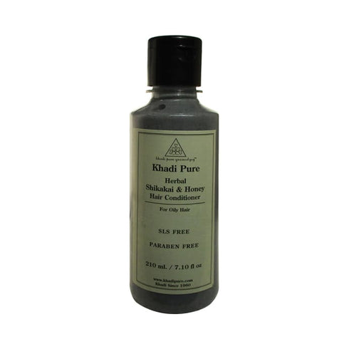 Khadi Pure Herbal Shikakai and Honey Hair Conditioner SLS and Paraben Free 210 ml