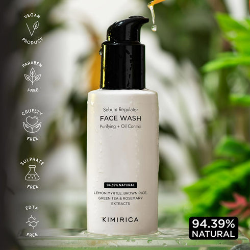 Kimirica Purifying + Oil Control Face Wash 100ml