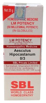 SBL Aesculus Hipocastanum 0/3 LM