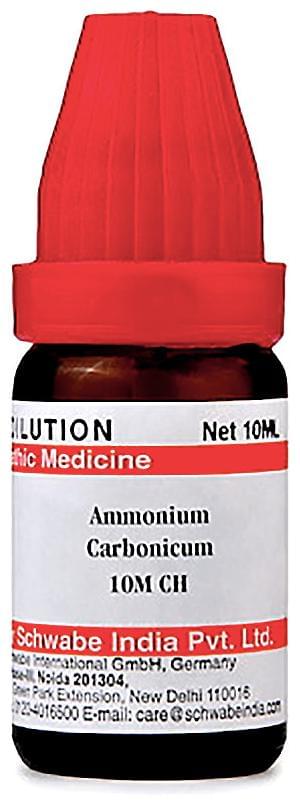 Dr Willmar Schwabe India Ammonium Carbonicum Dilution 10M CH