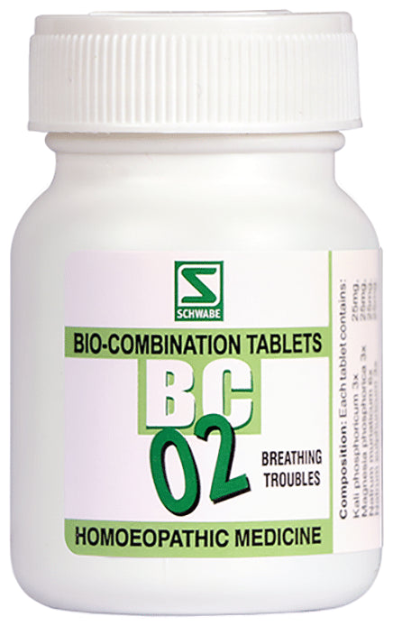 Dr Willmar Schwabe India Bio Combination 02 (BC 02) Tablet
