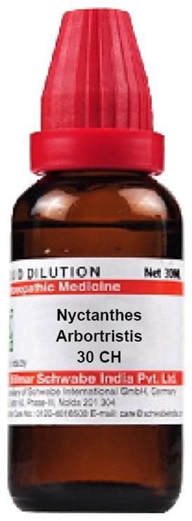 Dr Willmar Schwabe India Nyctanthes Arbortristis Dilution 30 CH