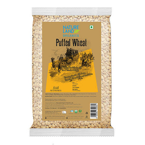 Nature Land Organics Puffed Wheat