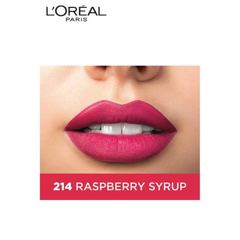 L'Oreal Paris Color Riche Moist Matte Lipstick 214 Raspberry Syrup