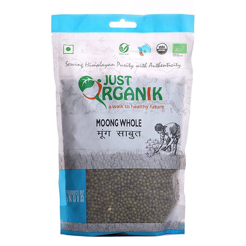 Just Organik Moong Whole Moong Sabut